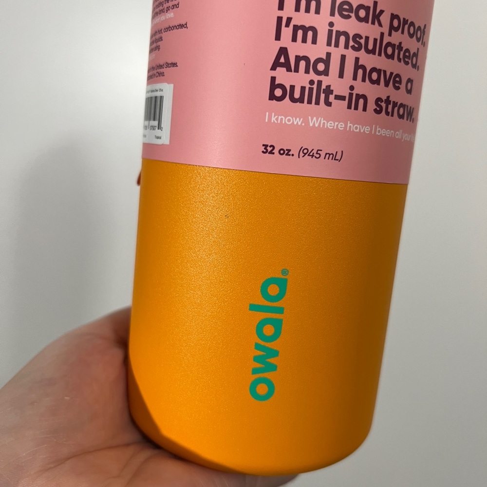 Owala 32 Oz. Water Bottle Orange - Picture 3 of 11